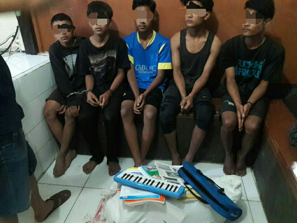 Kawanan Pencuri Bawah Umur Gasak Sekolah Dasar 04 Malintang